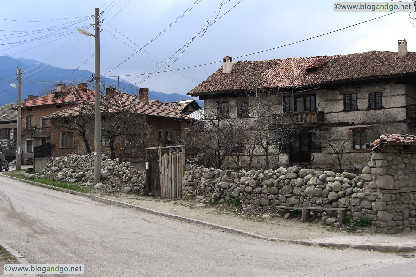 Bansko - Run down housing in the town